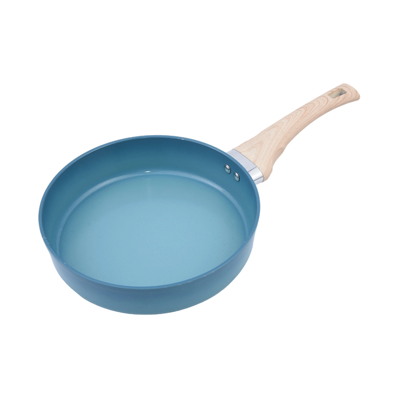 Gesmeed aluminium Rechte frituurpan