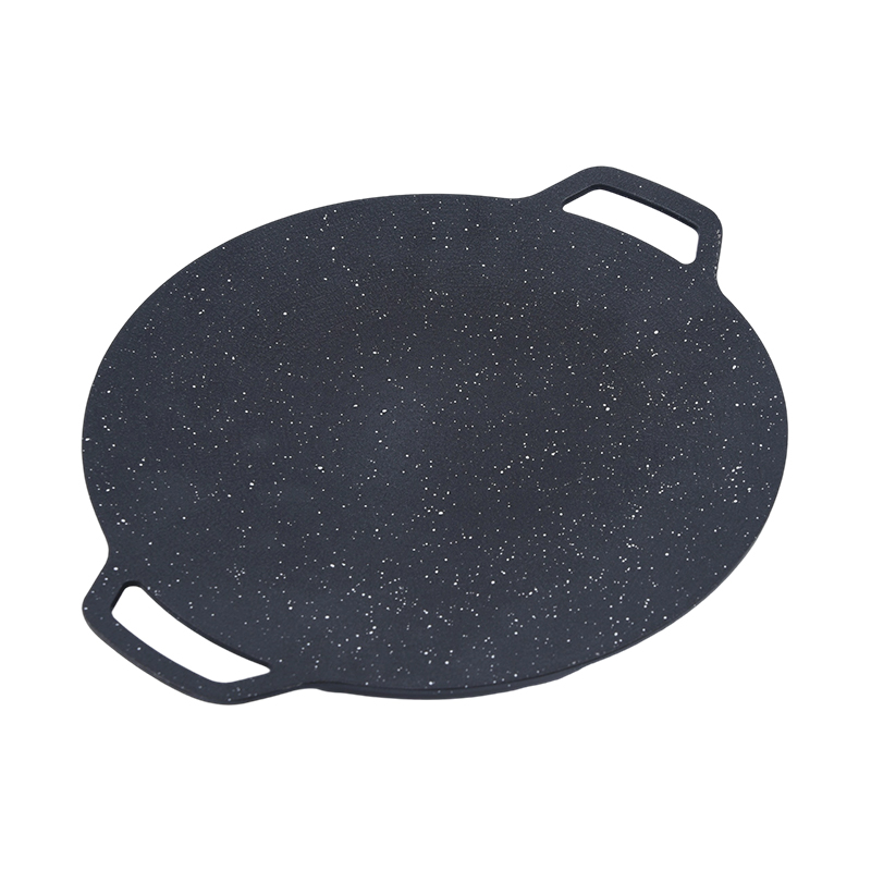 Ronde grillpan van geperst aluminium
