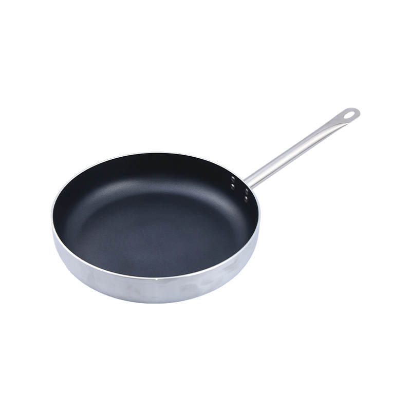 Geperst aluminium braadpan schuurafwerking