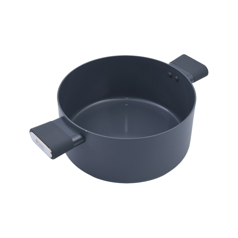 Geperst aluminium braadpan grijs keramiek